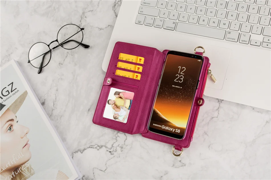 Musubo, роскошный кожаный чехол для samsung Galaxy Note 9, Fundas, чехол для S9 Plus S8+, модный кошелек для девочек, сумка для телефона, чехол s Coque Capa