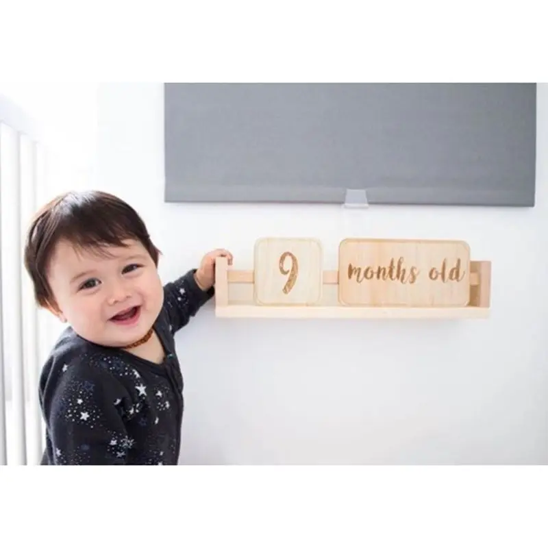 15 Pcs/Set Milestone Baby Memorial Cards Unique Memory Discs Photography Photo Props Decor Newborns Gifts D08C
