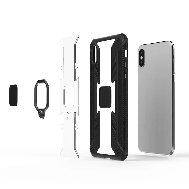 Чехол для iPhone X ESR, металлический чехол с подставкой, вертикальный и жесткий чехол для iPhone 7 8 Plus, для Apple iPhone 7 Plus, чехол для телефона
