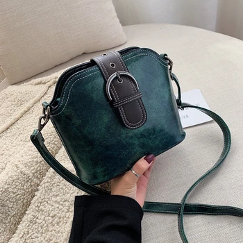 

Fashion Ladies Bag PU Leather Shoulder Bag Rivet Buckle Shell Bag Luxury Handbags Women Bag Designer Bolsa Feminina Bolsos Mujer