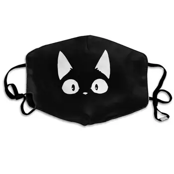

Unisex Mouth Mask for Kids Teens Men Women Lovers-Reusable Washable Windproof Motorcycle Face Masks Cat Kitten White Black