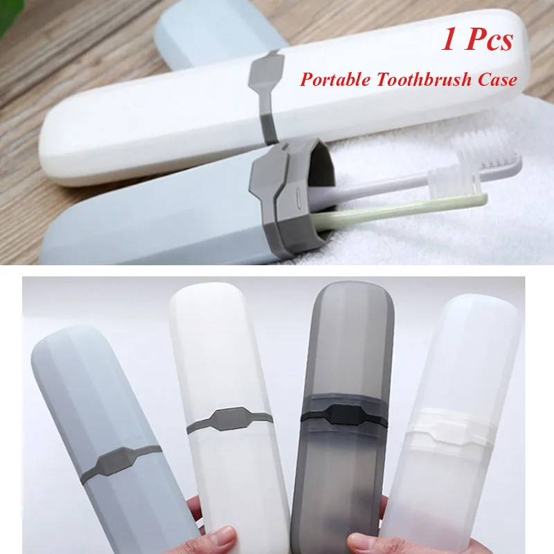 

1PC Portable Toothbrush Case Travel Tooth Toothbrush Cover Camping Protect Storage Box Wash Cup Cosmetic Case