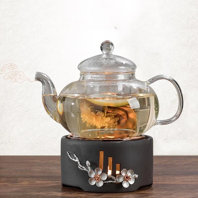 Glass Teapot Warmer Base