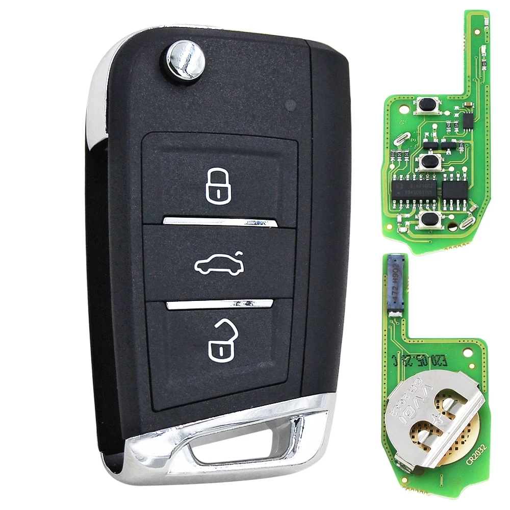 Xhorse Universal XEDS XEMQB XEKF20 XEFK21 XELEXO VVDI Super Remote with Electronic Super Chip Car Key 1/3/5pcs for VVDI Machine car remote key car key
