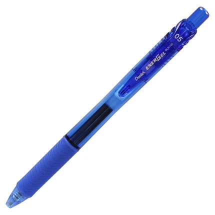 3 шт Pentel 0,5 мм BLN105 Япония Премиум жидкие чернила быстросохнущие иглы точка гелевая ручка Высокое качество отличное нажатие ручка - Цвет: Blue rod blue core