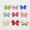 10pcs/lot Stained Glass Butterfly Alloy Metal Buttons Craft Flatback Button Jewelry for Hair Accessories Wedding Card DIY Decor - 2