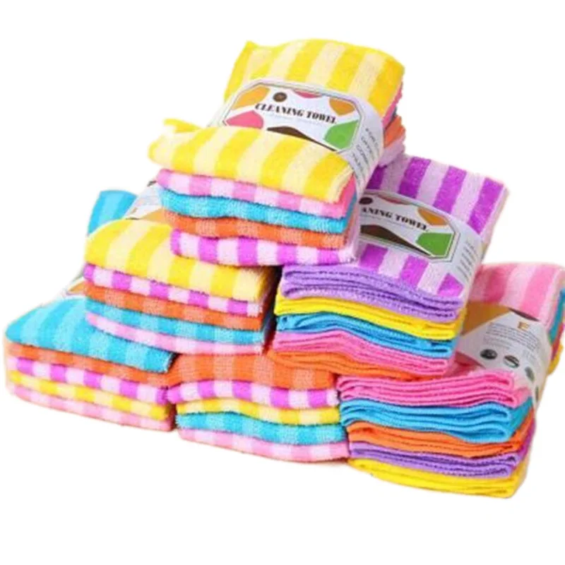 Kitchen Towels Wiping Dust Rags Clean Dish Anti Greasy Wiping Rag