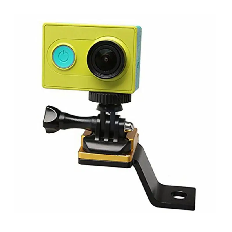 Алюминиевый мотоцикл зеркало заднего вида кронштейн для Gopro Hero/SJCAM камеры