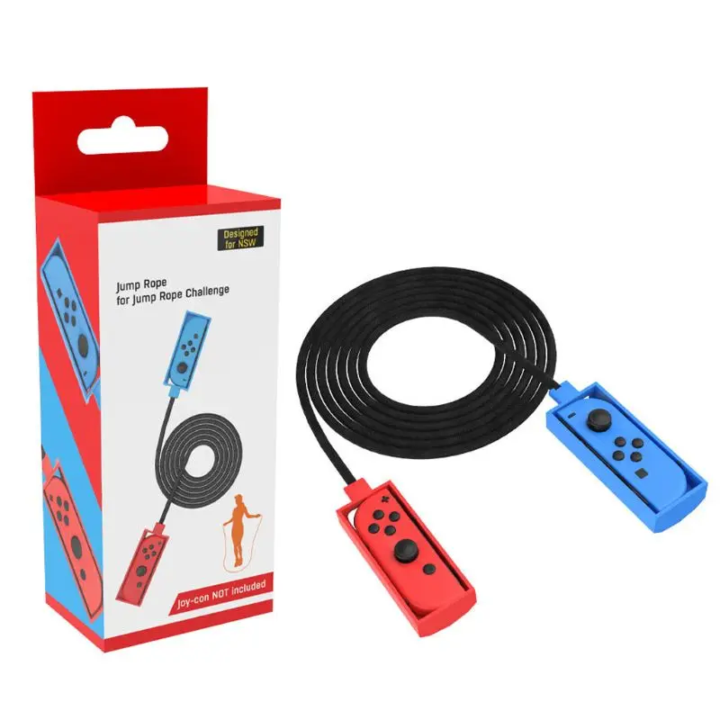 

Jump Skipping Ropes Adjustable Cable for Switch Skip Rope JoyCon Controller Grips Jump Rope Challenge Game Accessories