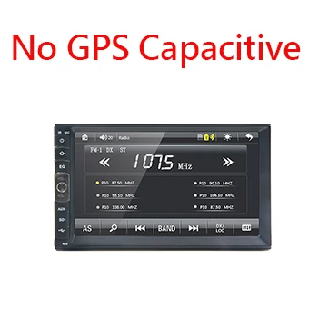 2 Din " LQFP80 430 МГц цифровой сенсорный экран Mp5 плеер без gps навигации стерео wifi головное устройство USB SD FM AM - Название цвета: NO GPS Capacitive