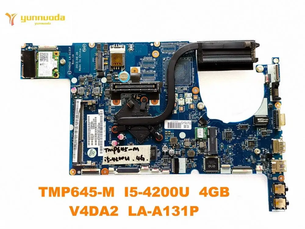 Для ACER TMP645-M Материнская плата ноутбука TMP645-M I5-4200U 4 Гб V4DA2 LA-A131P испытанное хорошее
