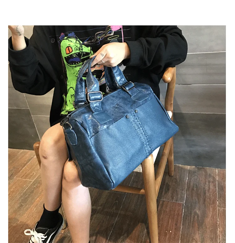 women winter pu leather bag OL black one shoulder bag female brown blue green casual crossbody messenger bag