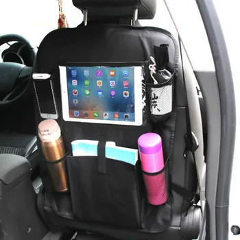 

Car Backseat Organizer Car Multi-Pocket Back Seat Storage Bag Organizer Phone Pocket Pouch for Books Tablet Mobile Drinks Tissue
