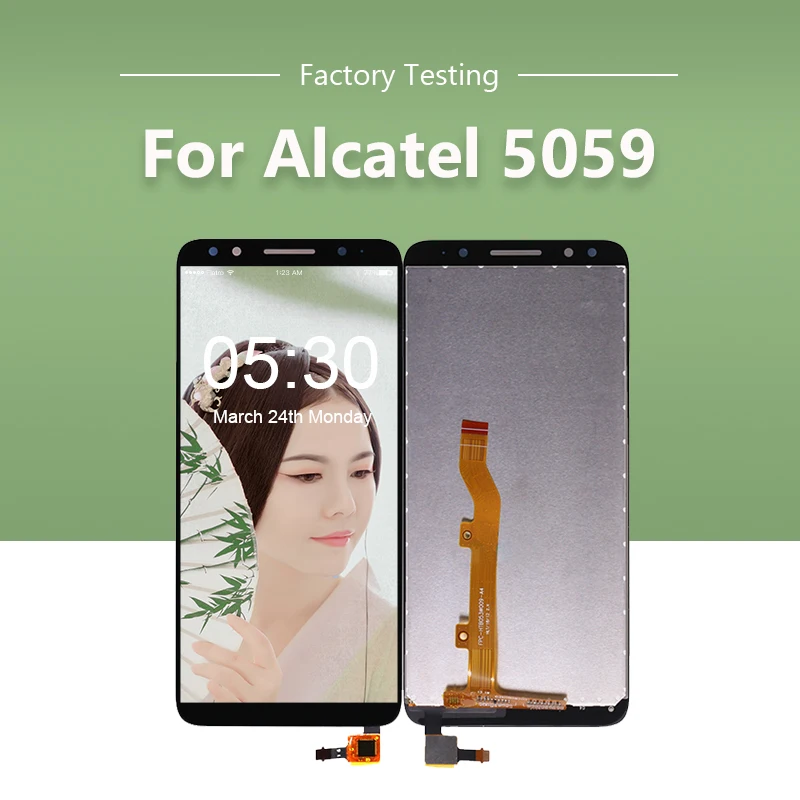 

for Alcatel 1X 5059 LCD Display Screen with Touch Digitizer Assembly 5059D 5059A 5059T Display Repair Free Shipping
