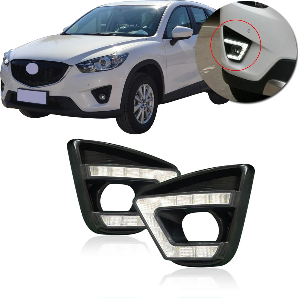 CAPQX 1 пара для Mazda CX 5 CX5 2012 2013 2014 2015 Установите передний бампер светодиодный