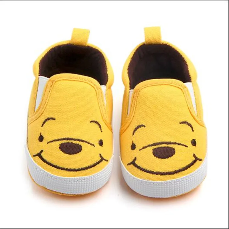 Cartoon Baby Shoes Lovely Toddlers Baby Canvas Shoes Infants Soft bottom First Walkers Anti-slip Baby Shoes