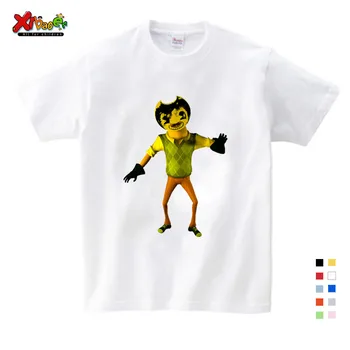 

3-12 Years Boys and Girls Game Hello Neighbor Pattern T Shirt Kids Casual Funny T-shirts Baby Summer Short Sleeve 3T-9T T-shirt