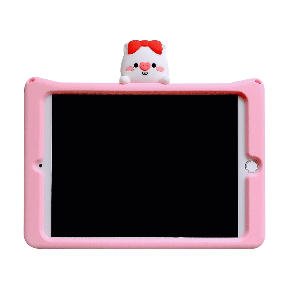 Силиконовый свинья Чехол для iPad 9,7 Air/Air 2/Pro 9,7 мини на возраст 1, 2, 3, 4, 5, чехол противоударный чехол для планшета iPad Mini чехол
