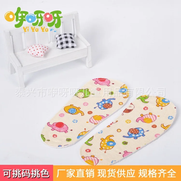 

2018 Autumn New Style Children Cloth Insole Multi-layer Cloth Handmade Insole Baby Covered Edge Small Insole
