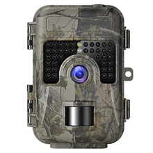 Игровая камера с функцией ночного видения, активированная при движении, 1080 P, 16 Мп, камера для охоты, ловушка, камера, без свечения, ИК, обновленная, водонепроницаемая