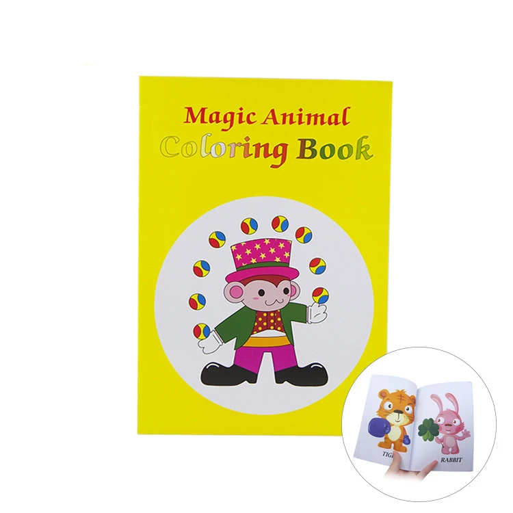 Волшебная книжка-раскраска волшебные карты для фокусов лучшие для детей Magie Book Stage Prop Gimmick ментализм забавные волшебные игрушки для детей GYH