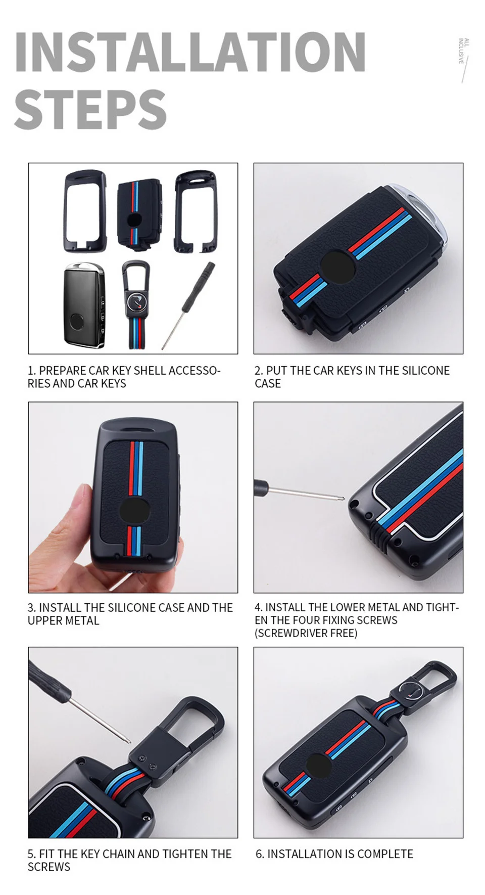 Cover per chiave/telecomando per Mazda 3 Alexa CX5 CX8 CX4 2019 2020 3 pulsanti Smart Remote accessori chiave auto supporto Shell Car-Styling 20 Cover per chiave/telecomando per Mazda 3 Alexa CX5 CX8 CX4 2019 2020 3 pulsanti Smart Remote accessori chiave auto supporto Shell Car-Styling - H0fa55abab5bf49049018ecac3d714816L