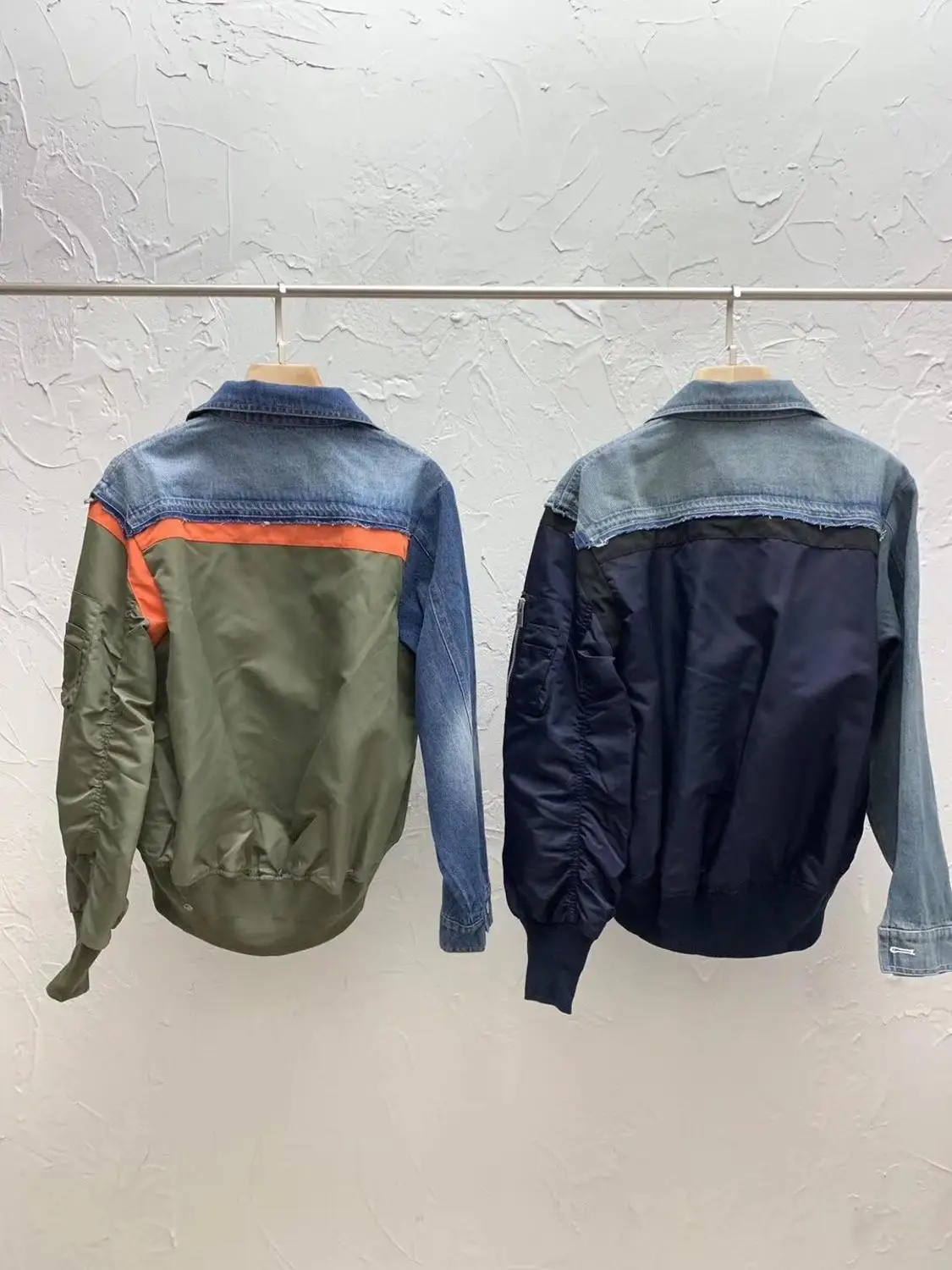 2019FW Высококачественная Женская Лоскутная куртка пальто женское повседневное пальто для дам осенняя куртка 2 цвета ddxgz2 9,05