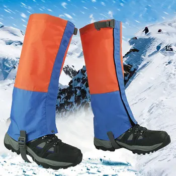 

2pcs Shoes Cover Skiing Climbing Hiking Mountaineering Portable Adjustable Desert Breathable Snow Gaiters Waterproof Camping