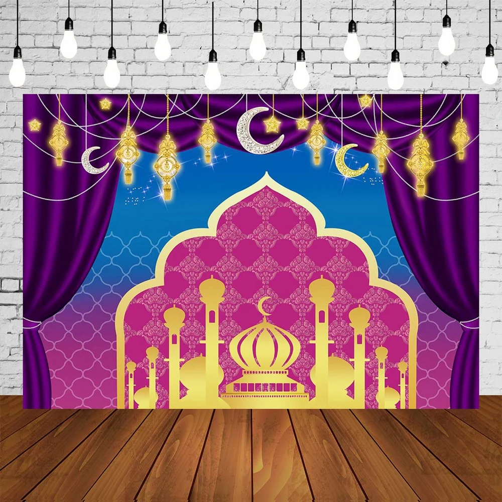 Arabian Nights Genie Indian Bollywood Photography Backdrop Gold Glitter  Sweet 16 Party Decor Banner Baby Shower Photo Background _ - AliExpress  Mobile