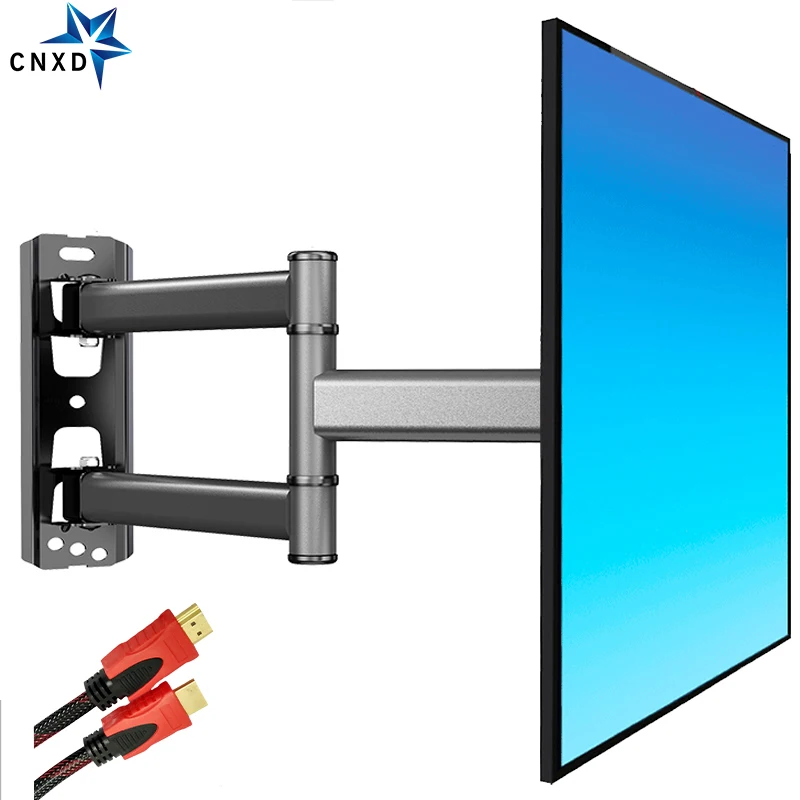 Soporte de montaje en pared para TV LCD, marco de TV de Panel 40kg, 90 grados, giratorio, 26-50 novedad de 2020 - Productos electrónicos