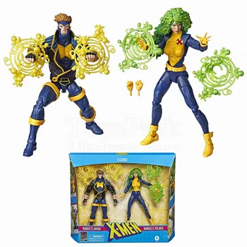 

Original ML Legends 80th X-Men Havok & Polaris 2 Pack 6" Action Figure 80 Years Xmen 90's Alex Summers Lorna Dane Exclusive Toys