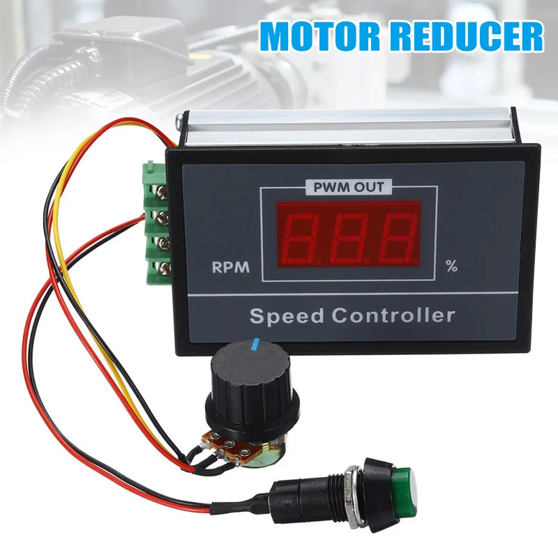 PWM 6-60V 30A цифровой регулятор скорости двигателя регулятор с цифровым дисплеем QP2