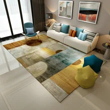 Ковер гостиной диван Настольный коврик для чая спальня полный номер Современный минималистичный скандинавский короткий бархат прямоугольник