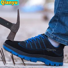 Chaussures de sécurité pour hommes et femmes, pour le travail, avec bout en acier, Anti écrasement, Anti perforation, pour l'extérieur, 2021