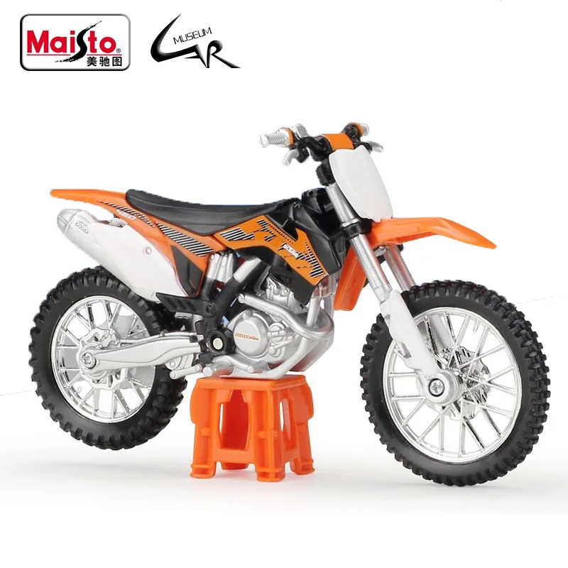 

Maisto 1:18 KTM 450 SX-F Metal Diecast Scale Model Motorcycle Kit Display Collections Gift Toy