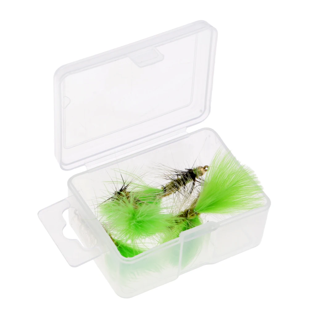 5pcs Brass Head Fly Fishing Flies Assortment - Bass and Big Trout Streamers