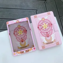 7,9 дюймов защита экрана планшета+ PU чехол для iPad Mini 4/5 милый Cardcaptor Sakura один кусок Единорог стежка Сейлор Мун шаблон