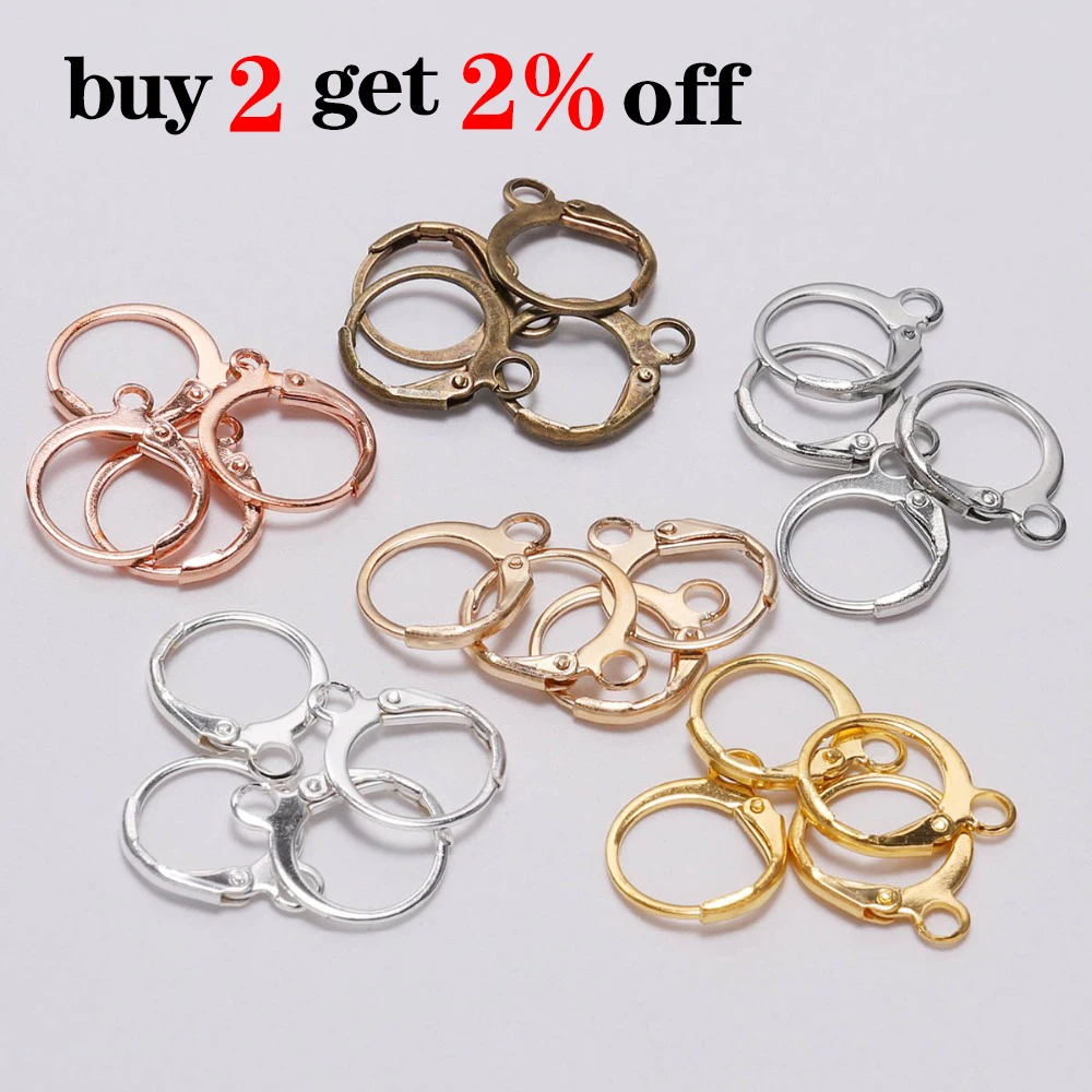 20pcs French Lever Earring Hooks Wire Settings Base Hoops For DIY Jewelry Making 20pcs French Lever Earring Hooks Wire Settings Base Hoops For DIY Jewelry Making