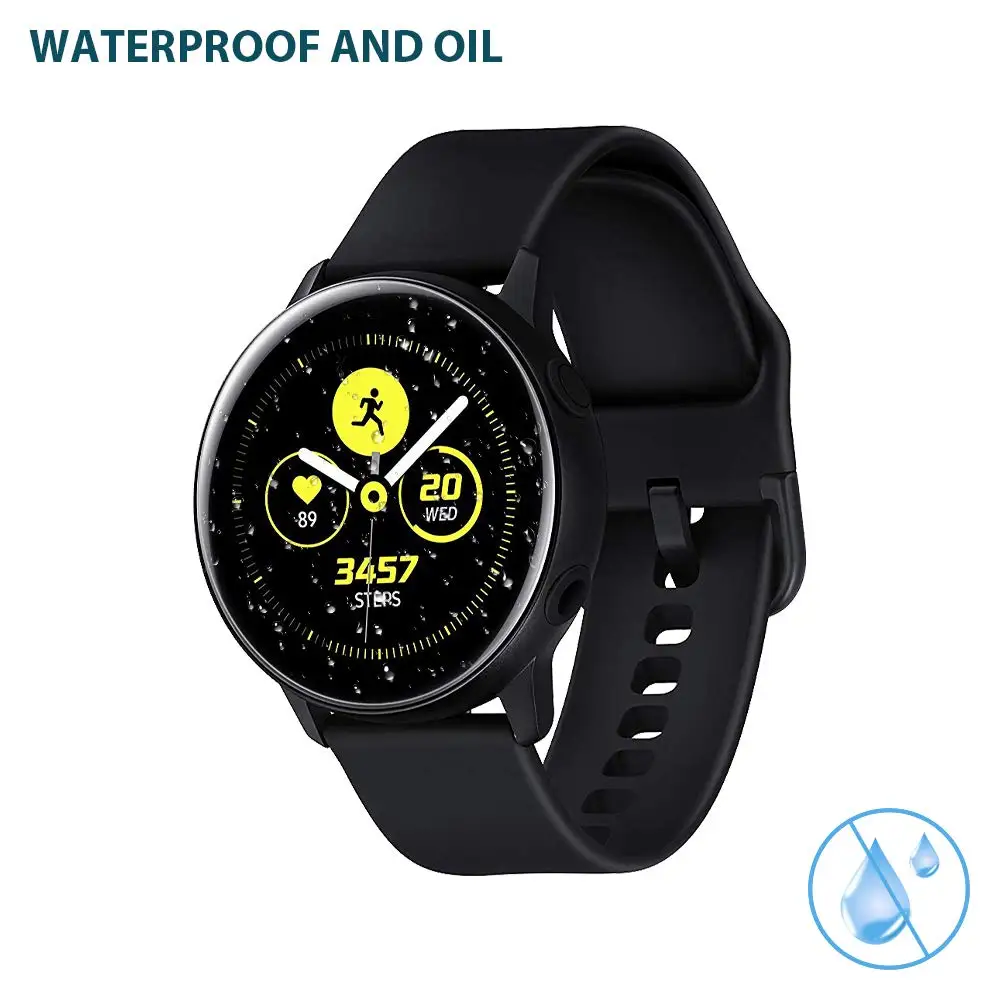 3 шт. ультратонкая Защитная пленка для Samsung galaxy watch Active 2 40 мм 44 мм|Защита экрана