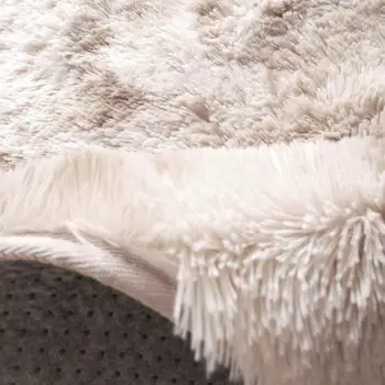 

Polyester Fiber Area Rug Fluffy Rugs Carpet Floor Living Room Home Mat Decoration Shaggy Anti-Skid Warm