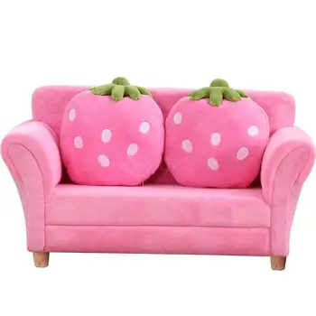 

Children's Sofa Mini Korean Cartoon Strawberry Small Sofa Baby Room Decoration Sofa Cartoon Double Chair