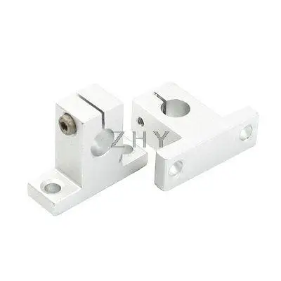 

2 Pcs SK10 10mm Bore Linear Rail Shaft Support for Milling Machine
