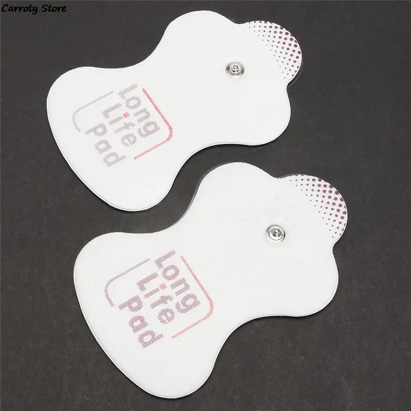Electrode Pads Massage Gel Pads 10pcs Tens Electrode Adhesive Gel Pads Body Therapy Massager Therapeutic Pulse Stimulator Electro Sticker