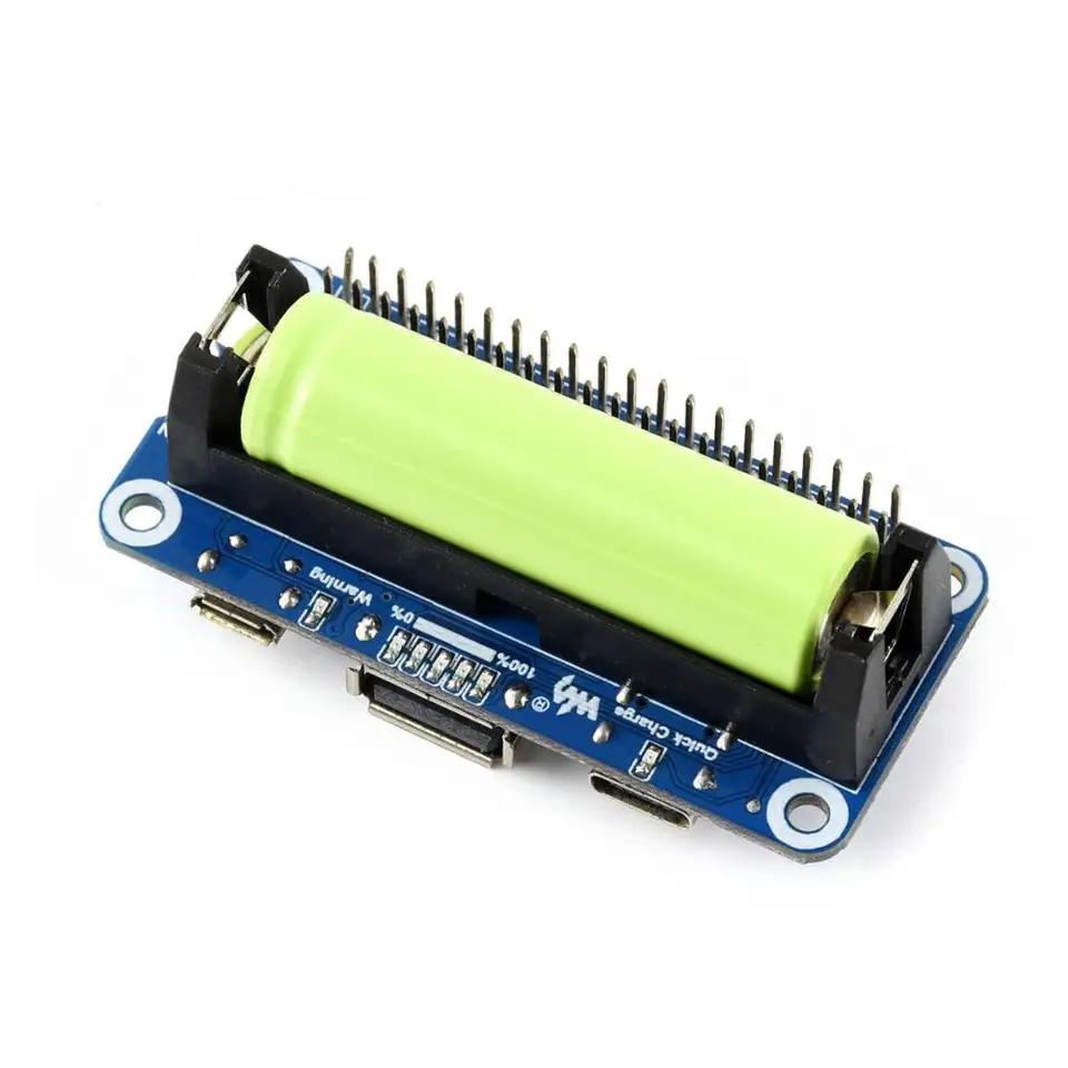 5V I2C UPS Module Power Supply With Battery HAT For RPI Raspberry Pi...
