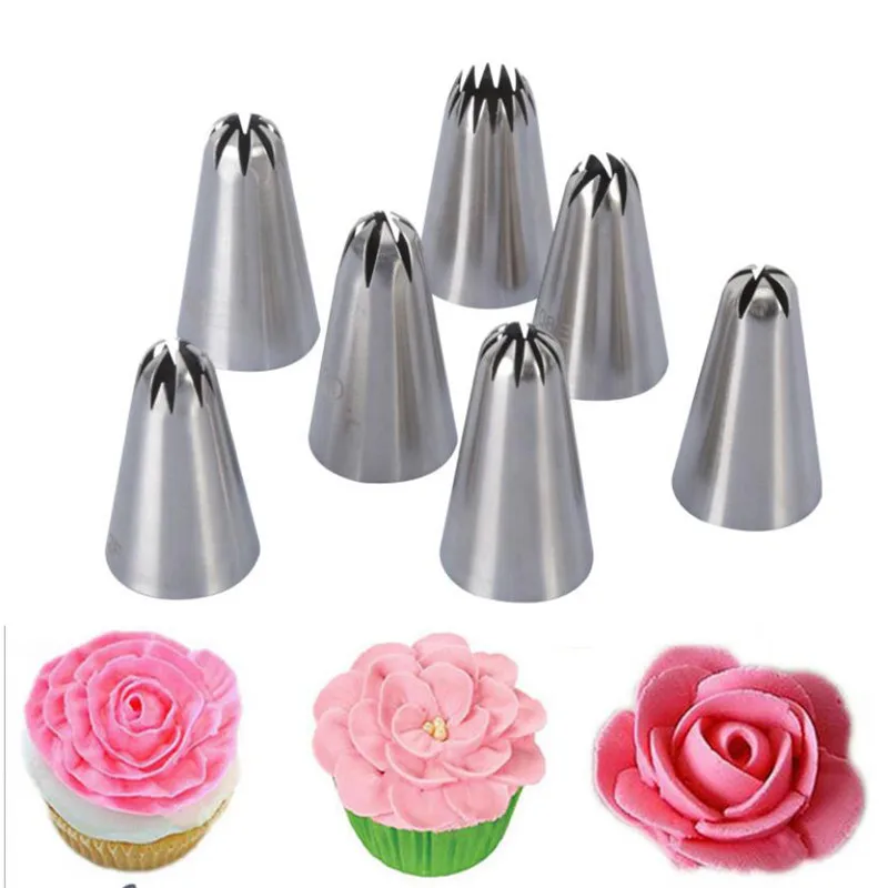 Icing Nozzle Flower Nozzle Online Drop Rose Flower Large Size Cake