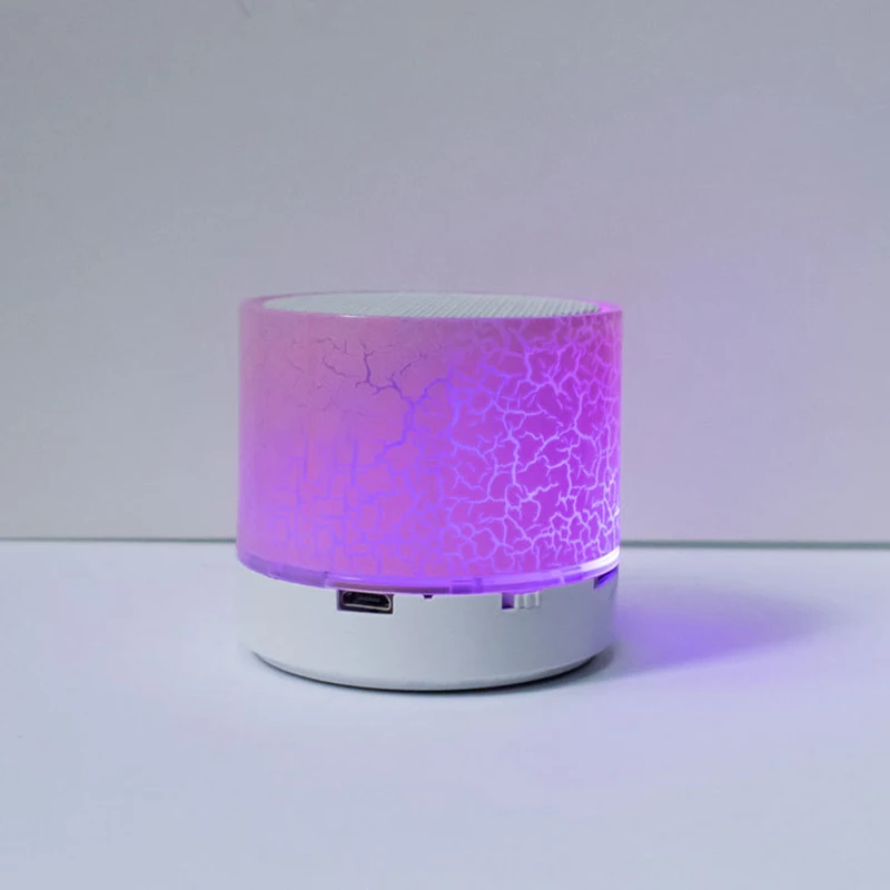rose red Bluetooth динамик мини беспроводной громкий динамик музыка стерео динамик мини светодиодный динамик светодиодный TF USB Сабвуфер аудио музыкальный плеер - Цвет: rose red