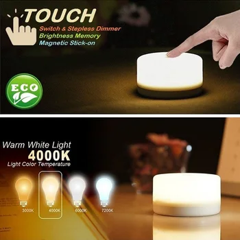 

Led Lamp Portable USB Charging Light Wireless Baby Nursery Kids Bedside Rechargeable Mini Night Light For Breastfeeding