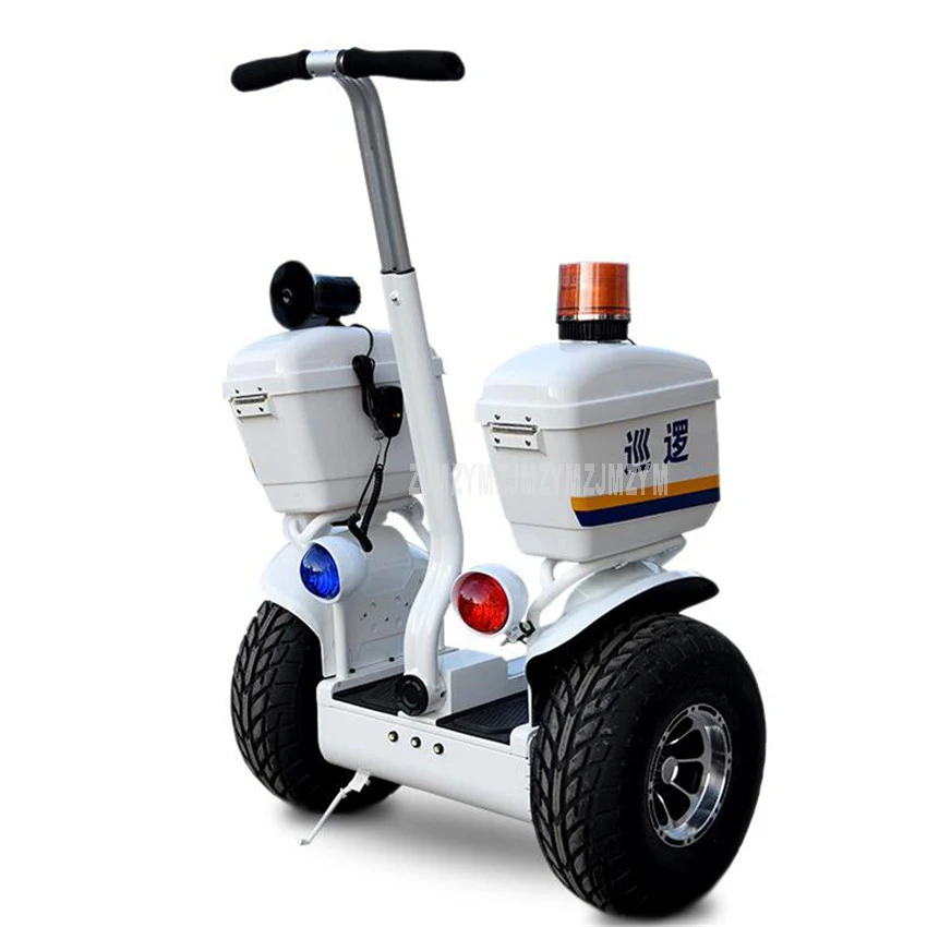 Mileage 30km 19 inch Hoverboard Two Wheel Electric Self Balancing Scooter Off-road Property Patrol Bluetooth Speaker 72V Battery