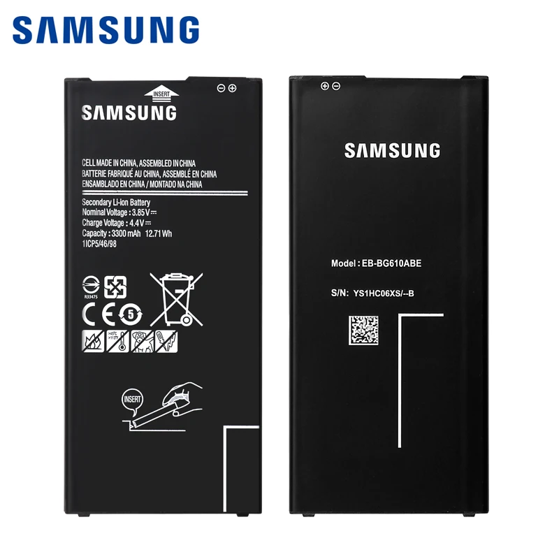Samsung аккумулятор для телефона EB-BG610ABE 3300 МА-ч для samsung Galaxy On7 J7 Prime G610 G615 G6100 J7 Prime 2 J7 Max