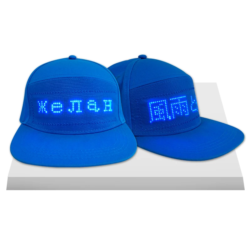 Scrolling Message Led Hat Cap Party 